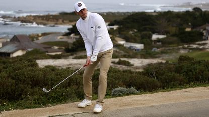 Gareth Bale at Spyglass during the AT&T Pebble Beach Pro-Am