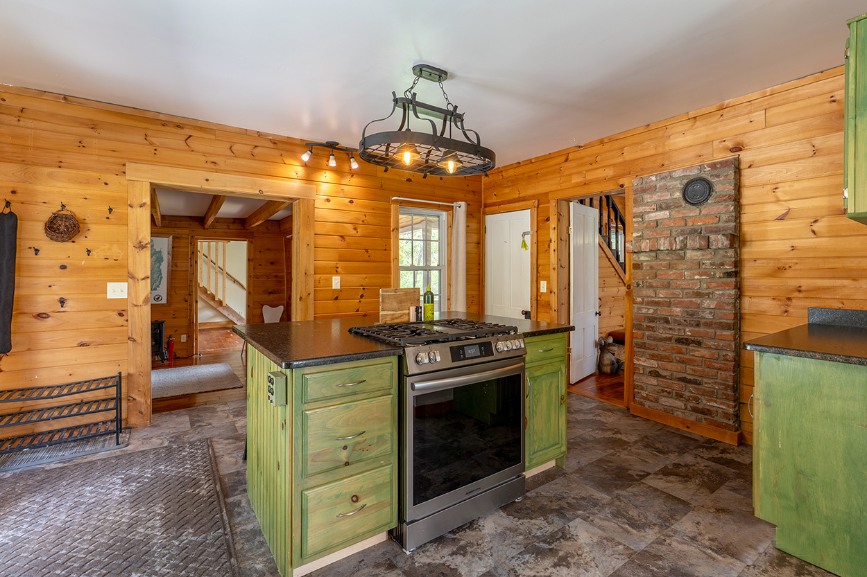 Kitchen inside New York farmhouse