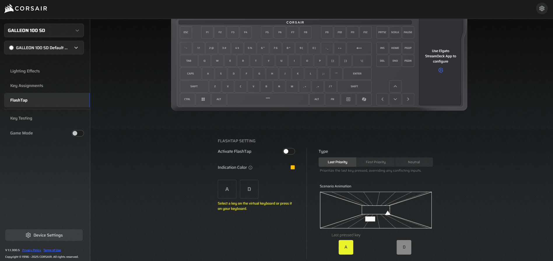Corsair Galleon 100 SD