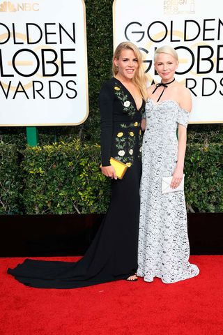 Golden Globes 2017 Celebrity Couples Busy Phillips and Michelle Williams
