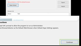 How to enable dynamic browser selection on Windows 10