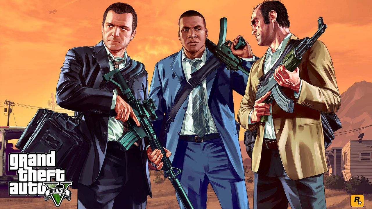 Michael, Franklin and Trevor in GTA V