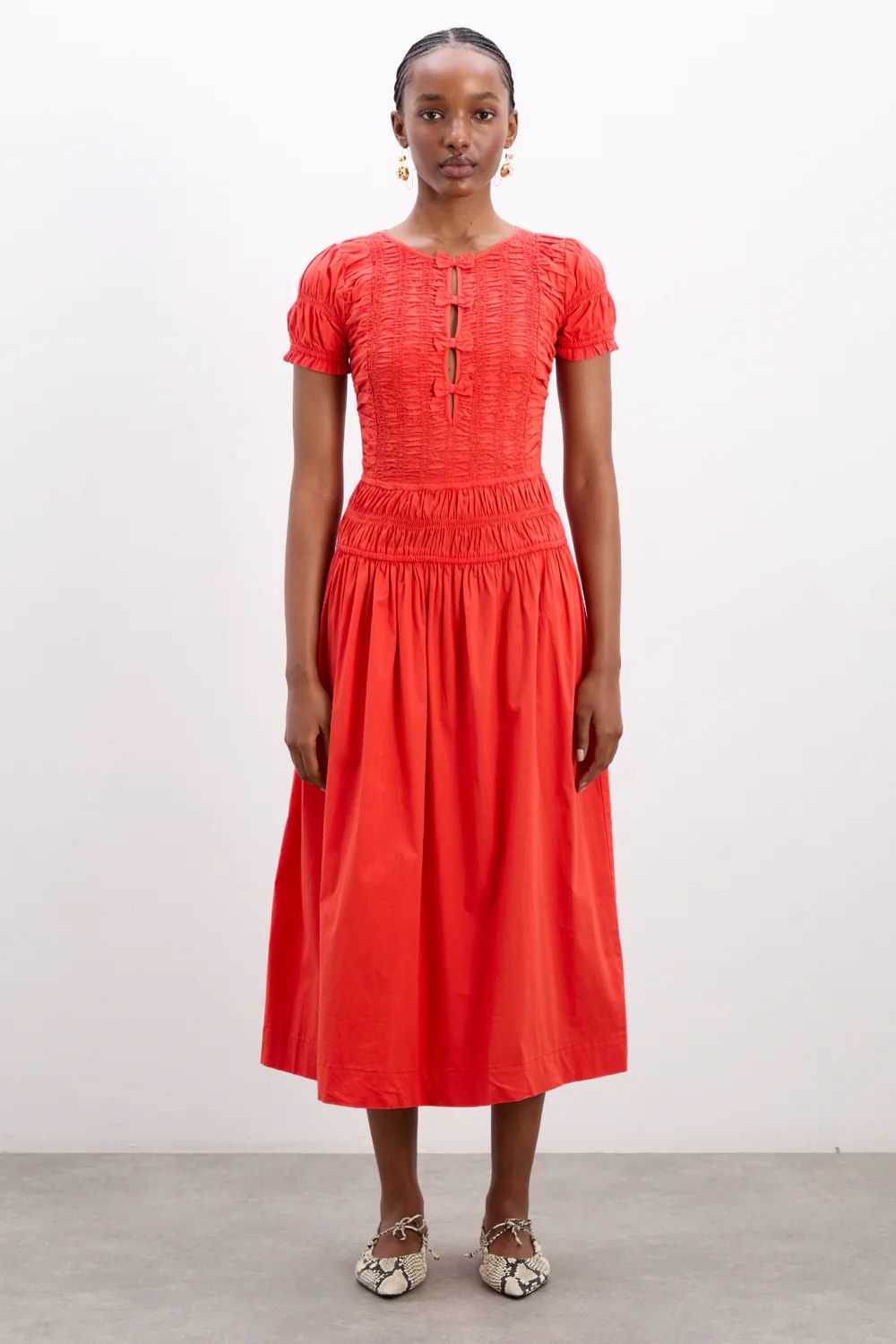 Damson Madder saffy midi dress
