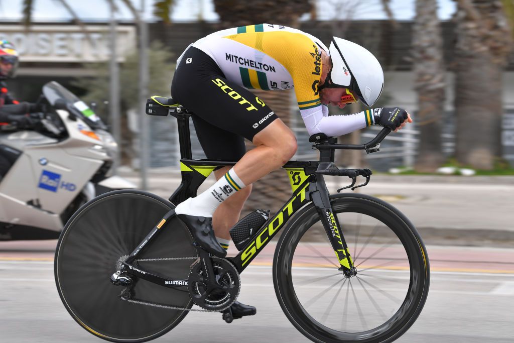 Australian champion Luke Durbridge out on the course