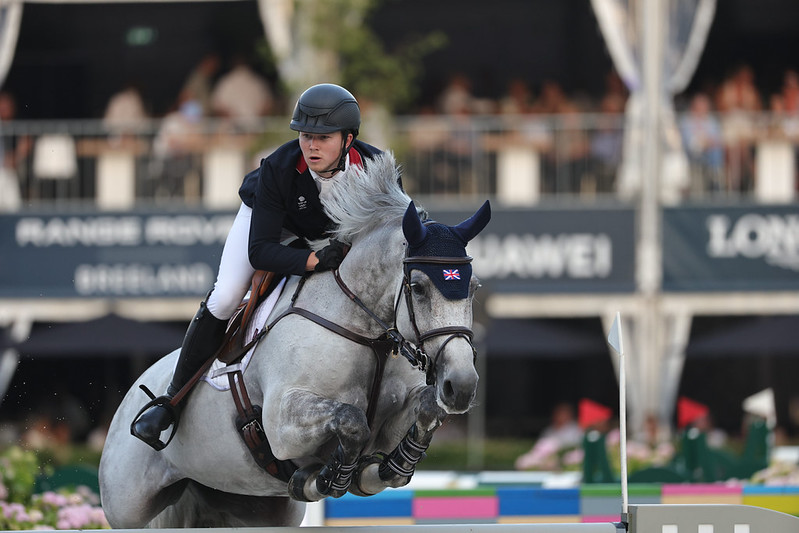Harry Charles and new ride LT Holst Freda produce a triple clear on their team debut, helping Great Britain win the Rotterdam leg of the Longines League of Nations.
