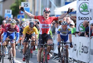 Andre Greipel (Lotto Soudal) wins in Luxembourg