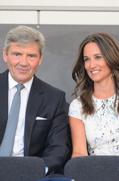 Pippa Middleton and Michael Middleton at the Coronation Festival