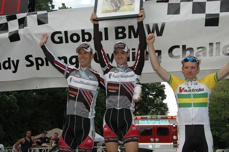 The pro men's podium.