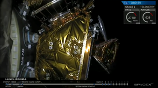 The fourth satellite in the final batch of the Iridium Next constellation deployed about an hour after the SpaceX Falcon 9 launched on Jan. 11.