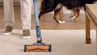 The Shark PowerDetect Speed Empty and Clean system