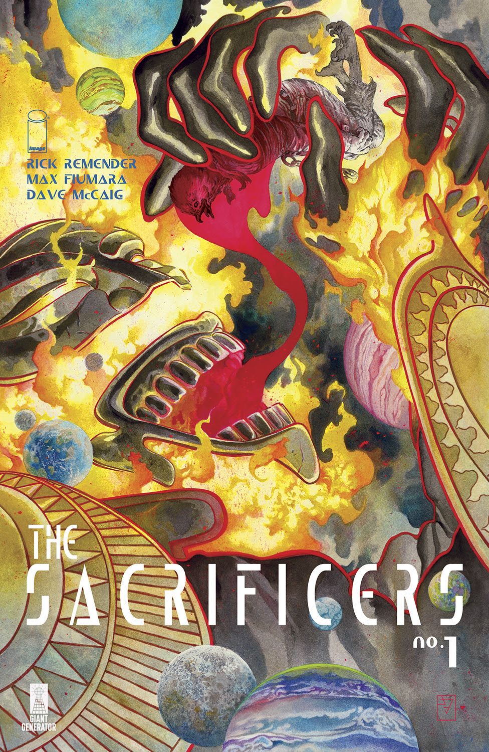 J.H. Williams III's cover for The Sacrificers.