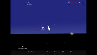 A space-view of our solar system using the SkyView feature