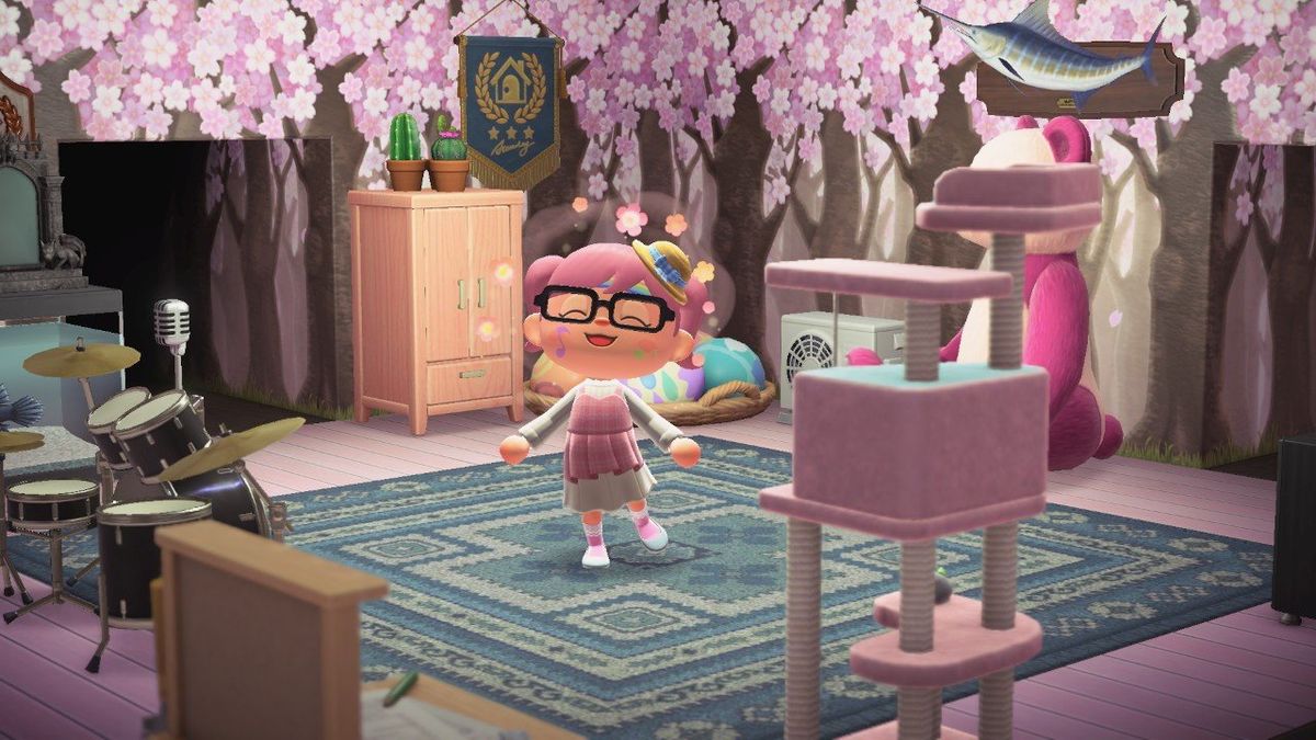 Animal Crossing New Horizons Cherry Blossom Hero