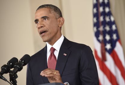 President Obama makes an address about ISIS in September.