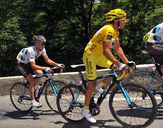 Rinaldo Nocentini, Vladimir Efimkin, Tour de France 2009, stage 9
