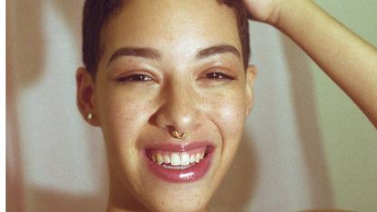 Young Woman Smiling - stock photo