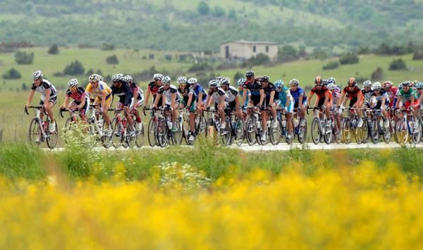 The countryside in bloom for Tour de Serbie