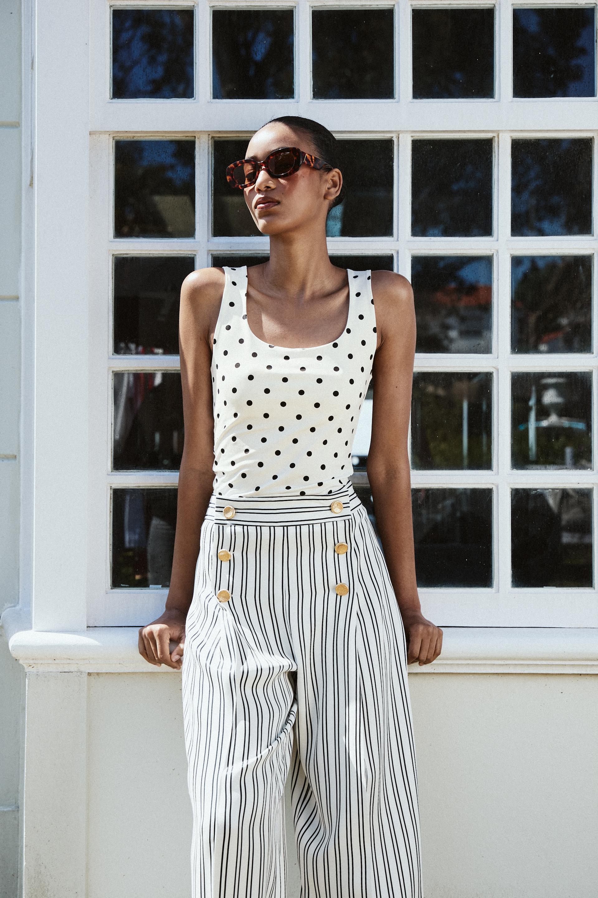 Polyamide Top With Wide Straps