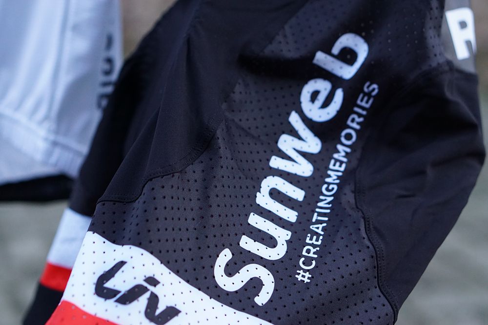 Close-up of summer bibs