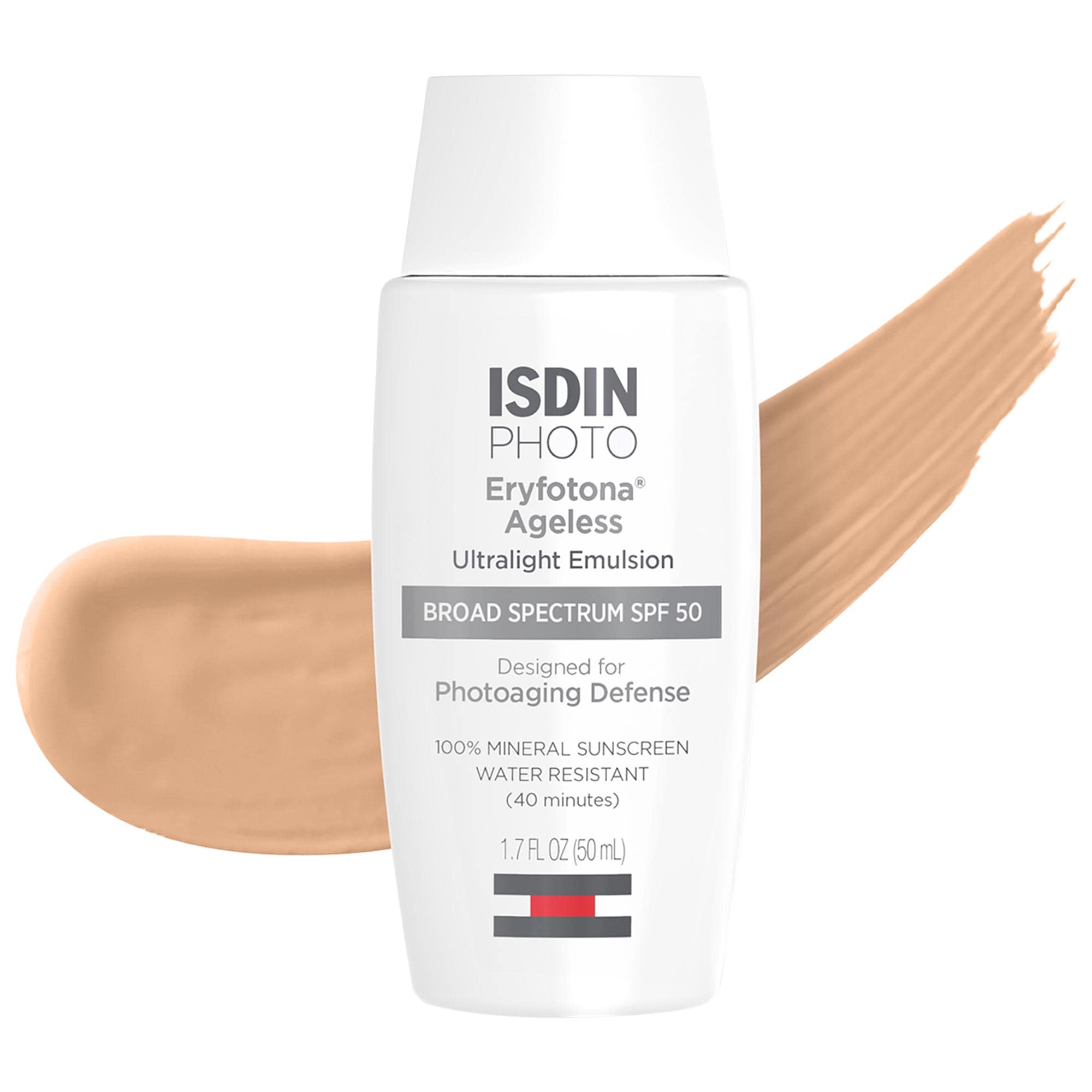 Eryfotona Ageless Ultralight Tinted Mineral Sunscreen Spf 50