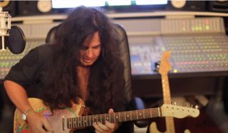 Yngwie Malmsteen plays a Jimmy Page Telecaster