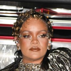 Rihanna leaving to the Met Gala