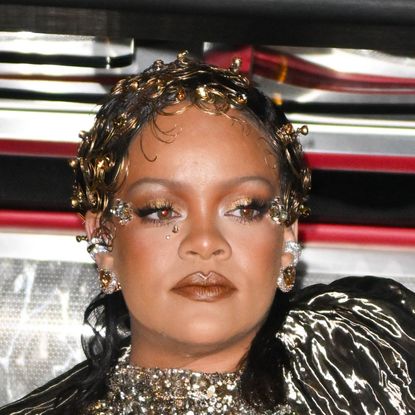Rihanna leaving to the Met Gala