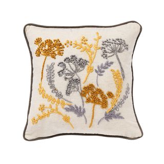 Harvest Embroidered Cushion, £12