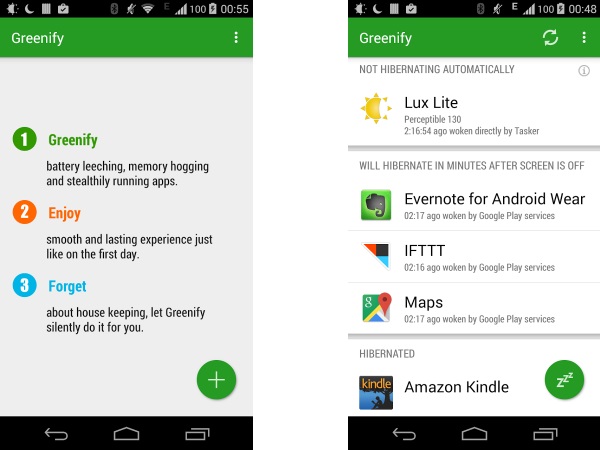 best root apps: Greenify