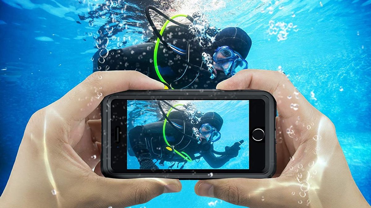 For iPhone SE 2nd Generation 2020 Waterproof Case Shockproof Cover  Underwater Built-in Screen Protector 