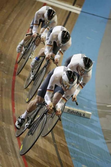 The German team pursuit quartet