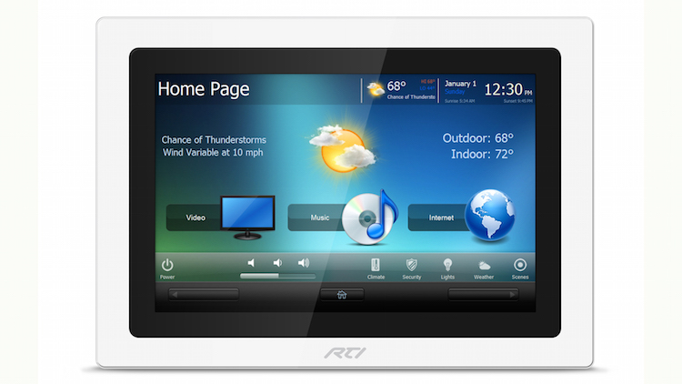 RTI Ships New KX10 In-Wall HD Touchpanel