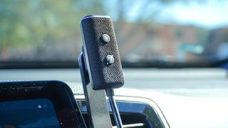 An Echo Auto (2nd Gen) mounted on the fan vent of a car
