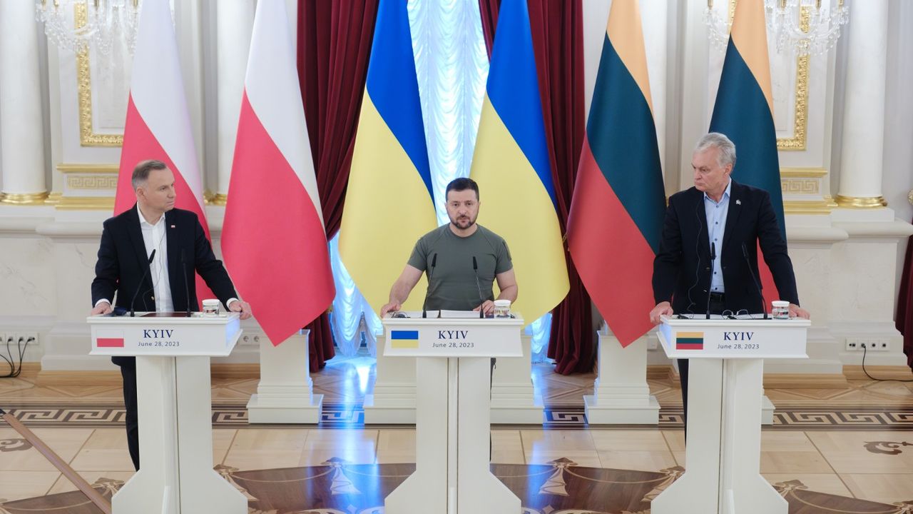 President Zelenskyy and allies