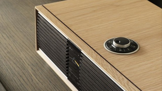 Ruark R410 Anniversary Edition all-in-one music system lifestyle shot on a countertop