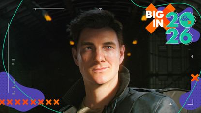 A young James Bond smirks in 007 First Light with the GamesRadar+ Big in 2026 branding frame
