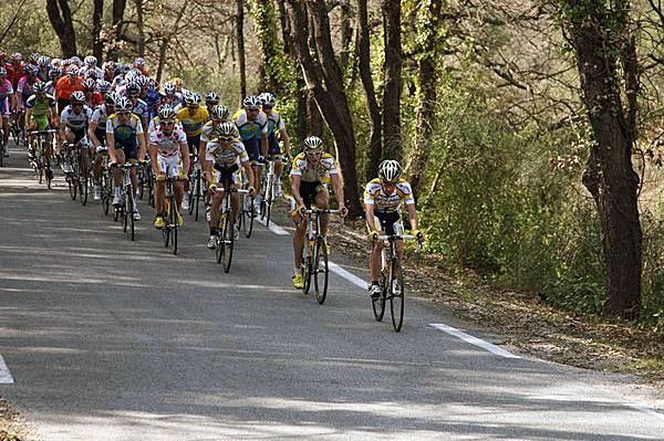 Columbia-Highroad was vigilant on the front of the peloton.