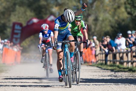 Courtney McFadden wins Day 2 of the US Open of Cyclo-cross.