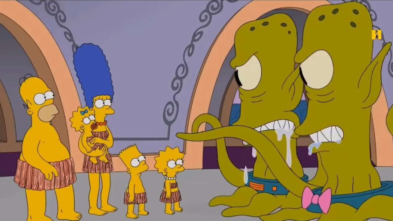 Kang and Kodos from The Simpsons