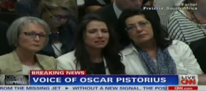 Oscar Pistorius breaks down on the stand, forces trial to adjourn for the day