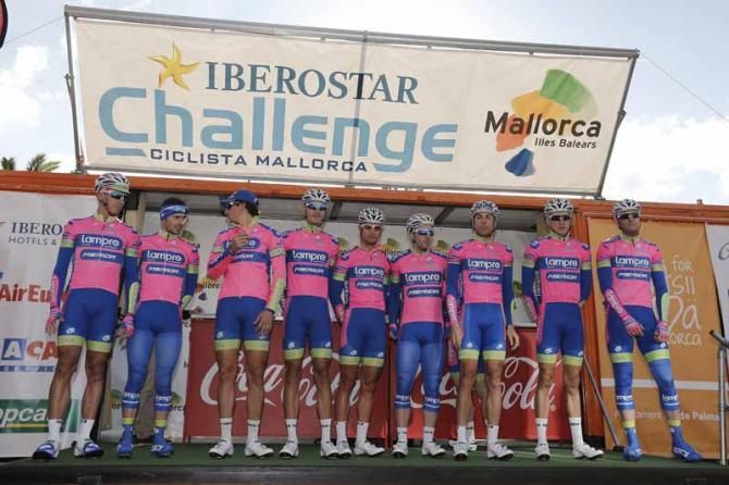 The Lampre team are presented in Palma