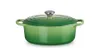 Le Creuset Cast Iron Round Casserole Dish in Bamboo Green