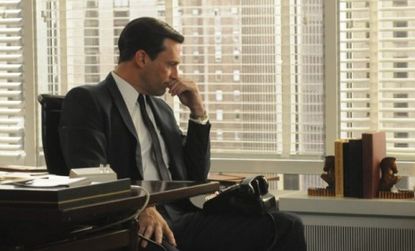 In a season finale scene, Don Draper contemplates something... but what?