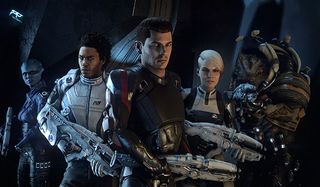 the ship's crew gathers in mass effect andromeda