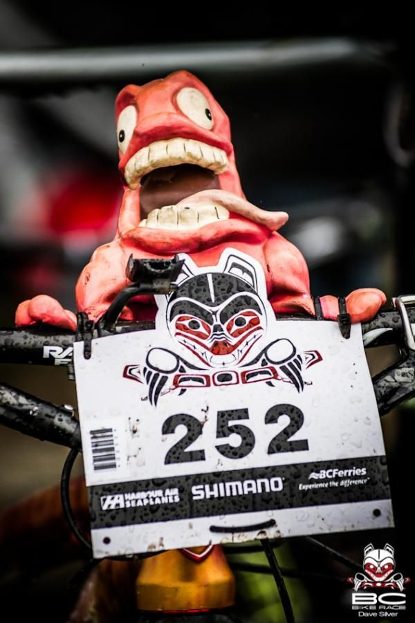 Mascots help a rider get through the longer days.