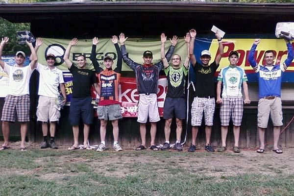 Men's podium