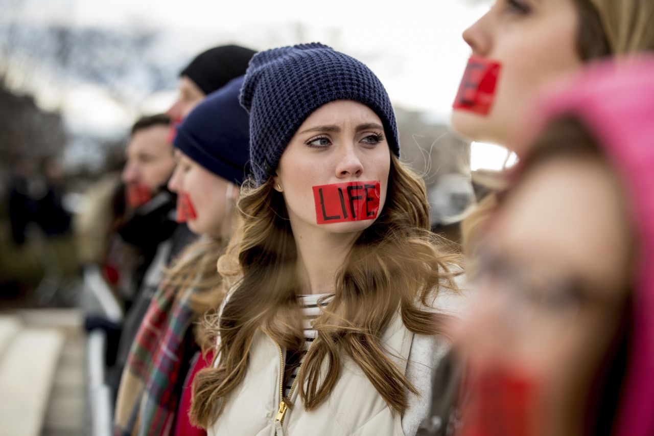 The 2017 March for Life. 