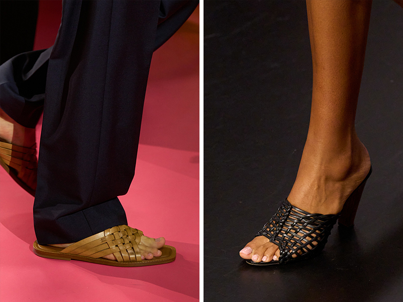 Shoes on the spring/summer 2026 runway