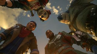 Members of the suicide squad looking down
