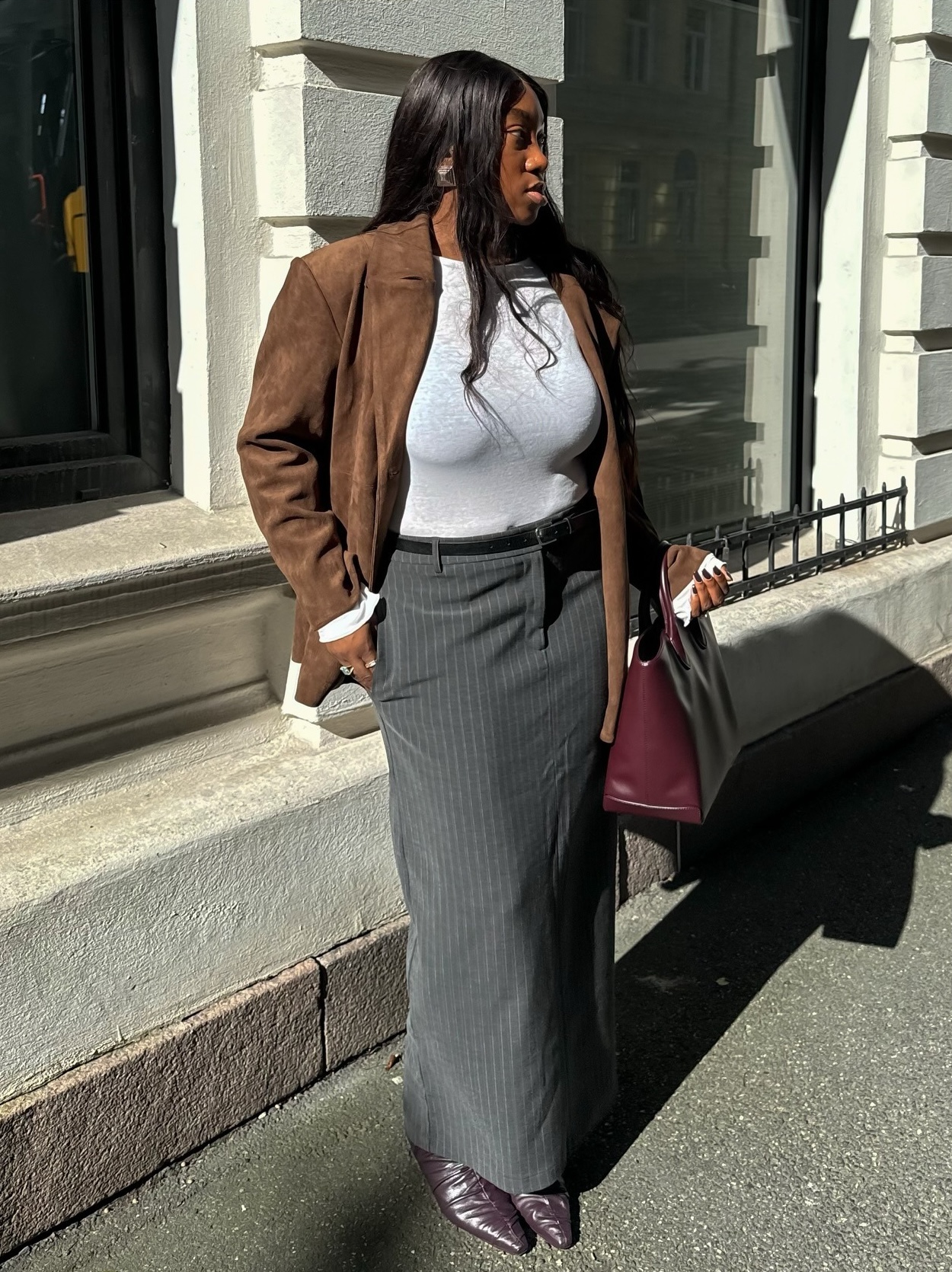 burgundy fashion items
